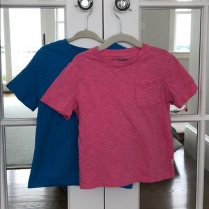 BabyGap set of 2 cute pocket tees in slub cotton